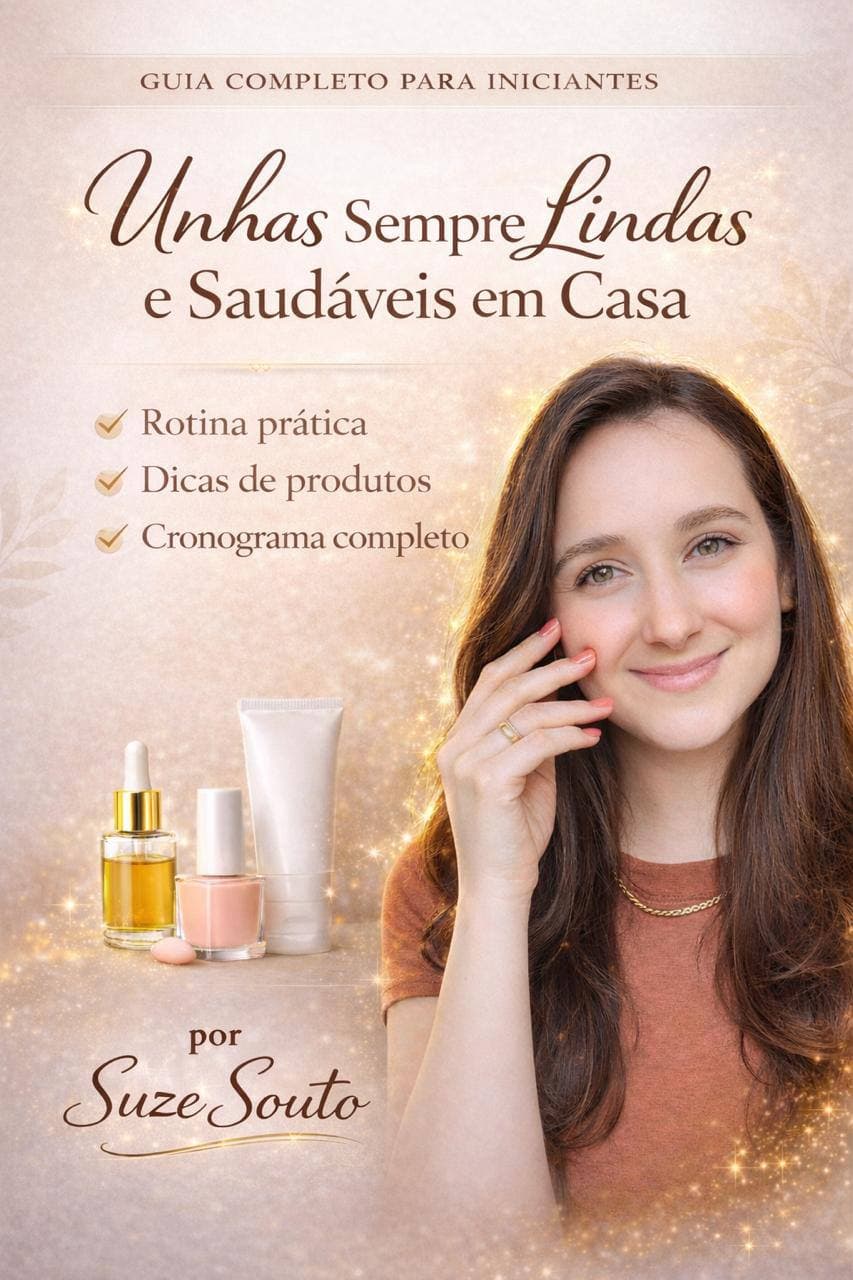 Capa do e-book Unhas Sempre Lindas e Saudáveis em Casa, por Suze Souto